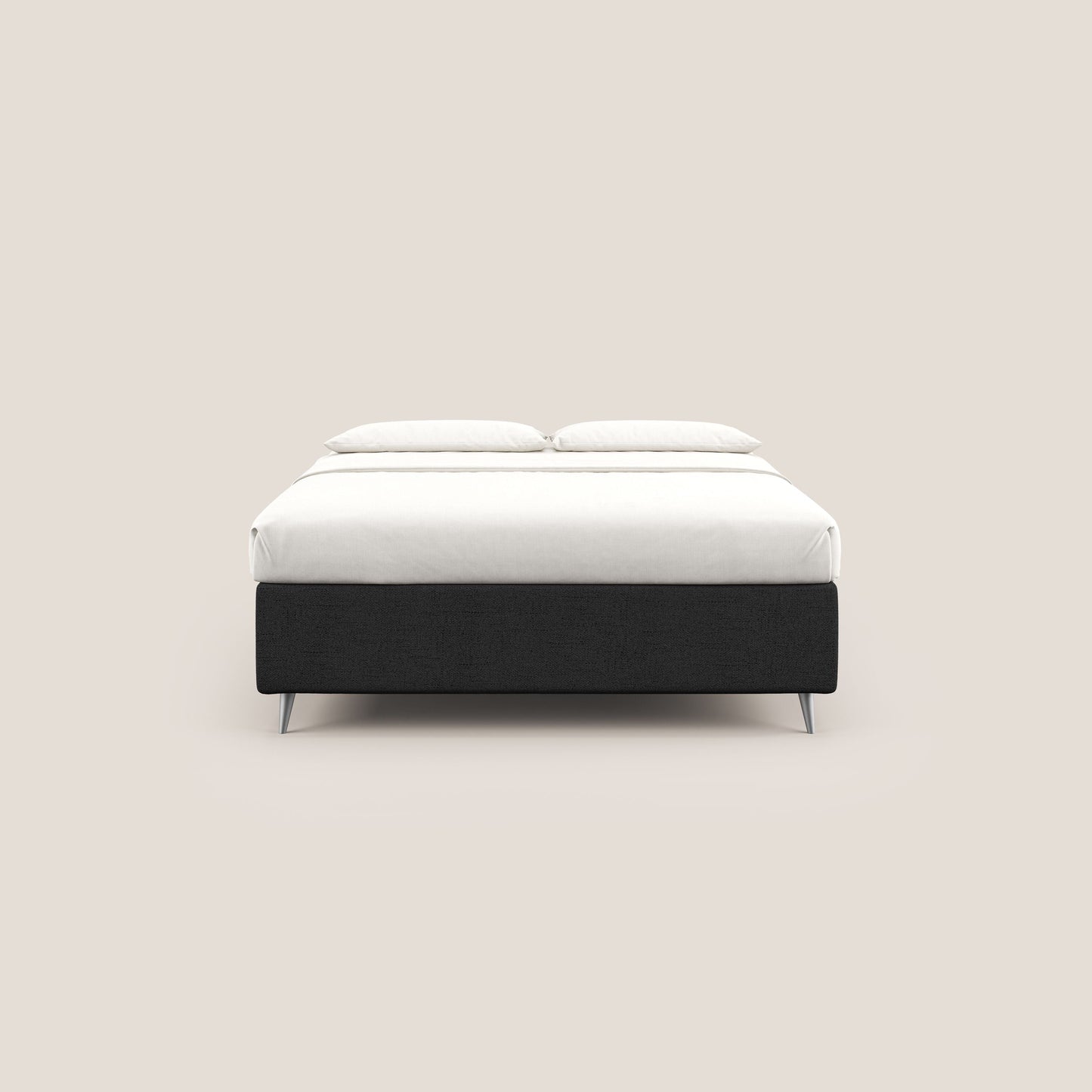 Febe sommier compatto con grande capienza del contenitore in tessuto impermeabile T03 antracite 