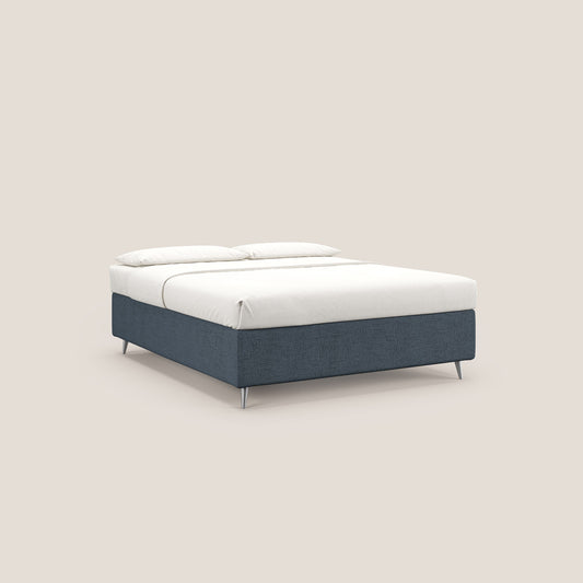 Febe sommier compatto con grande capienza del contenitore in tessuto impermeabile T03 blu 