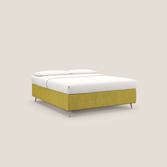 Febe sommier compatto con grande capienza del contenitore in tessuto impermeabile T03 giallo 