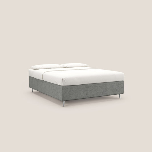 Febe sommier compatto con grande capienza del contenitore in tessuto impermeabile T03 grigio chiaro 