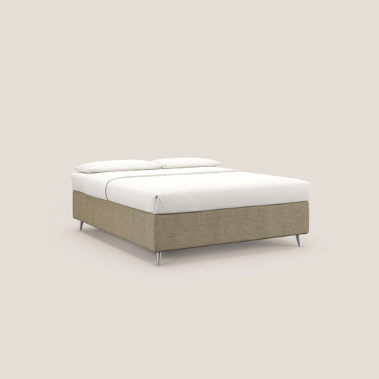 Febe sommier compatto con grande capienza del contenitore in tessuto impermeabile T03 marrone 