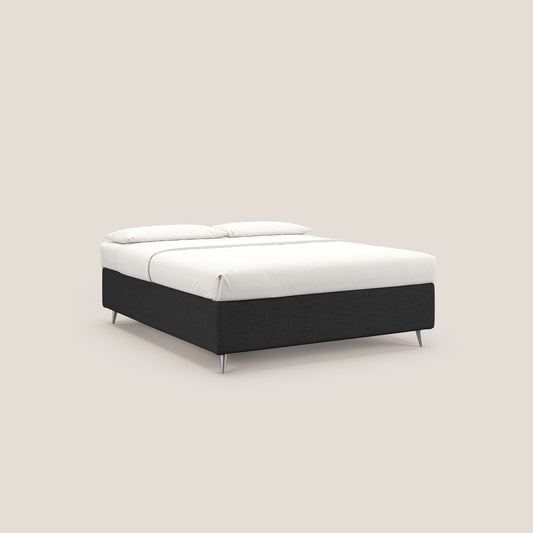 Febe sommier compatto con grande capienza del contenitore in tessuto impermeabile T03 antracite 