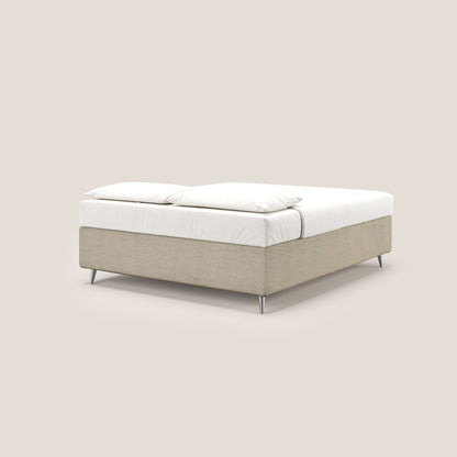 Febe sommier compatto con grande capienza del contenitore in tessuto impermeabile T03 beige 