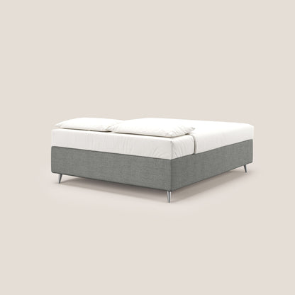 Febe sommier compatto con grande capienza del contenitore in tessuto impermeabile T03 grigio chiaro 