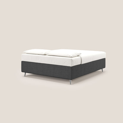 Febe sommier compatto con grande capienza del contenitore in tessuto impermeabile T03 grigio 