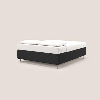 Febe sommier compatto con grande capienza del contenitore in tessuto impermeabile T03 antracite 