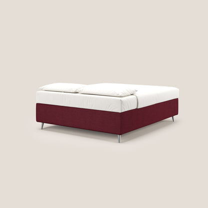 Febe sommier compatto con grande capienza del contenitore in tessuto impermeabile T03 rosso 