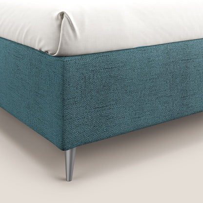 Febe sommier compatto con grande capienza del contenitore in tessuto impermeabile T03 azzurro 