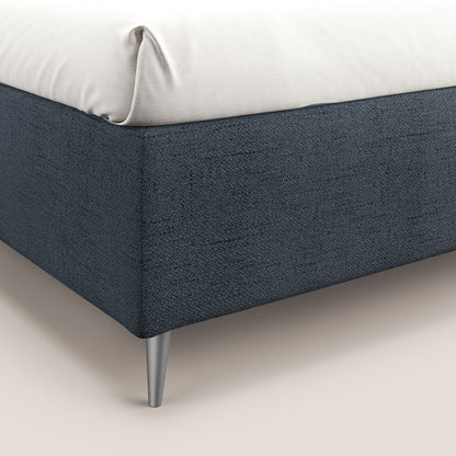 Febe sommier compatto con grande capienza del contenitore in tessuto impermeabile T03 blu 