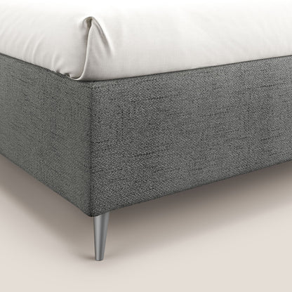 Febe sommier compatto con grande capienza del contenitore in tessuto impermeabile T03 grigio chiaro 