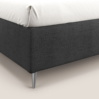 Febe sommier compatto con grande capienza del contenitore in tessuto impermeabile T03 grigio 