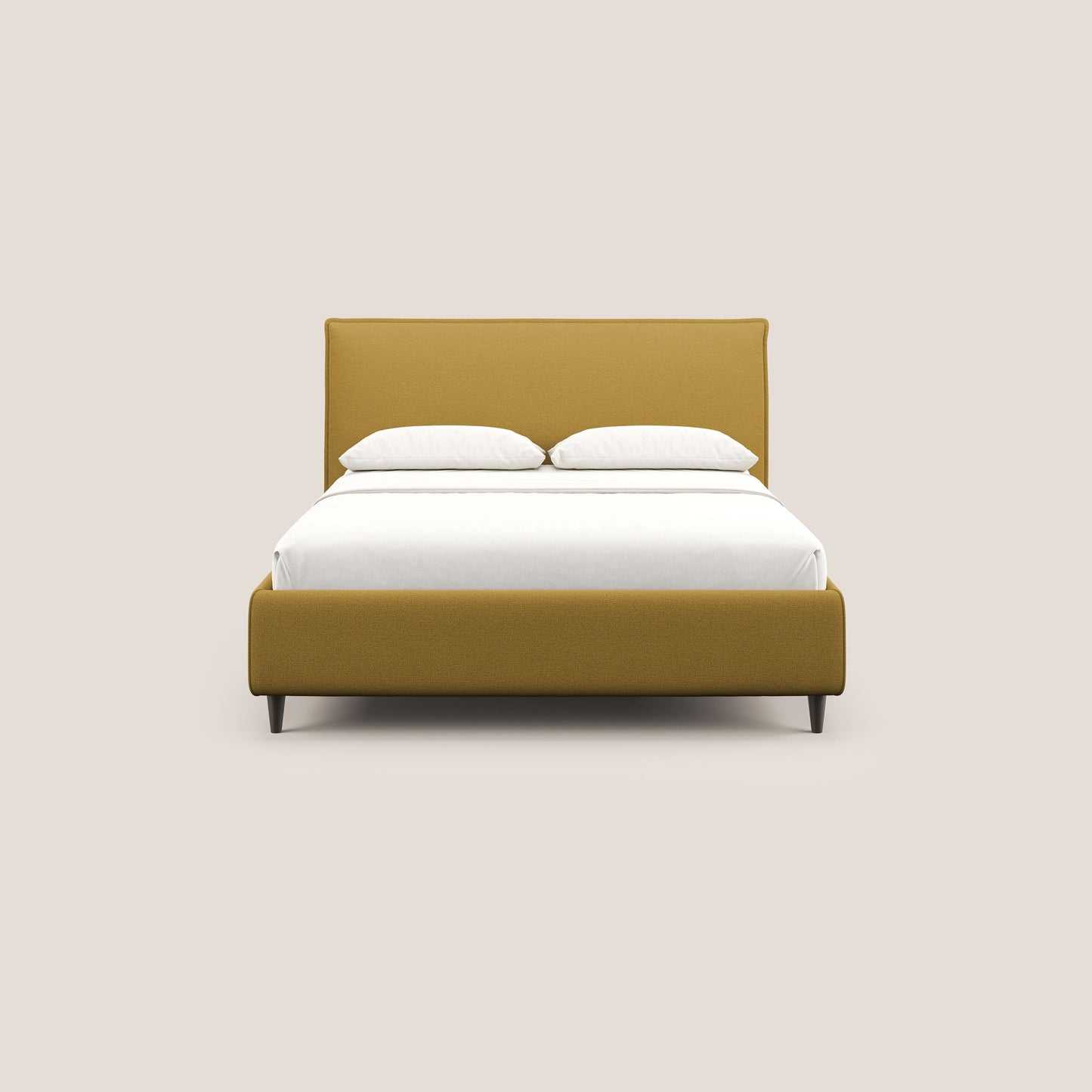 Hunter letto imbottito contenitore sfoderabile in tessuto impermeabile fiammato T19 giallo 