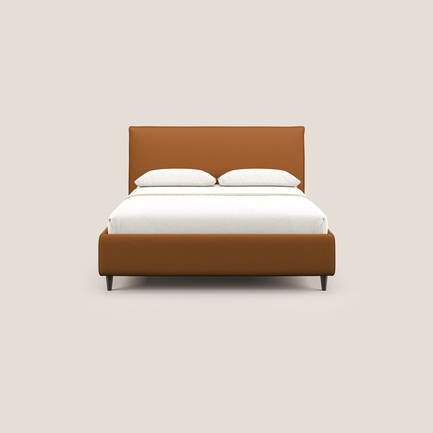 Hunter letto imbottito contenitore sfoderabile in tessuto impermeabile fiammato T19 arancio 