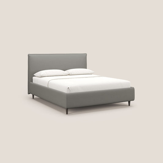 Hunter letto imbottito contenitore sfoderabile in tessuto impermeabile fiammato T19 beige 