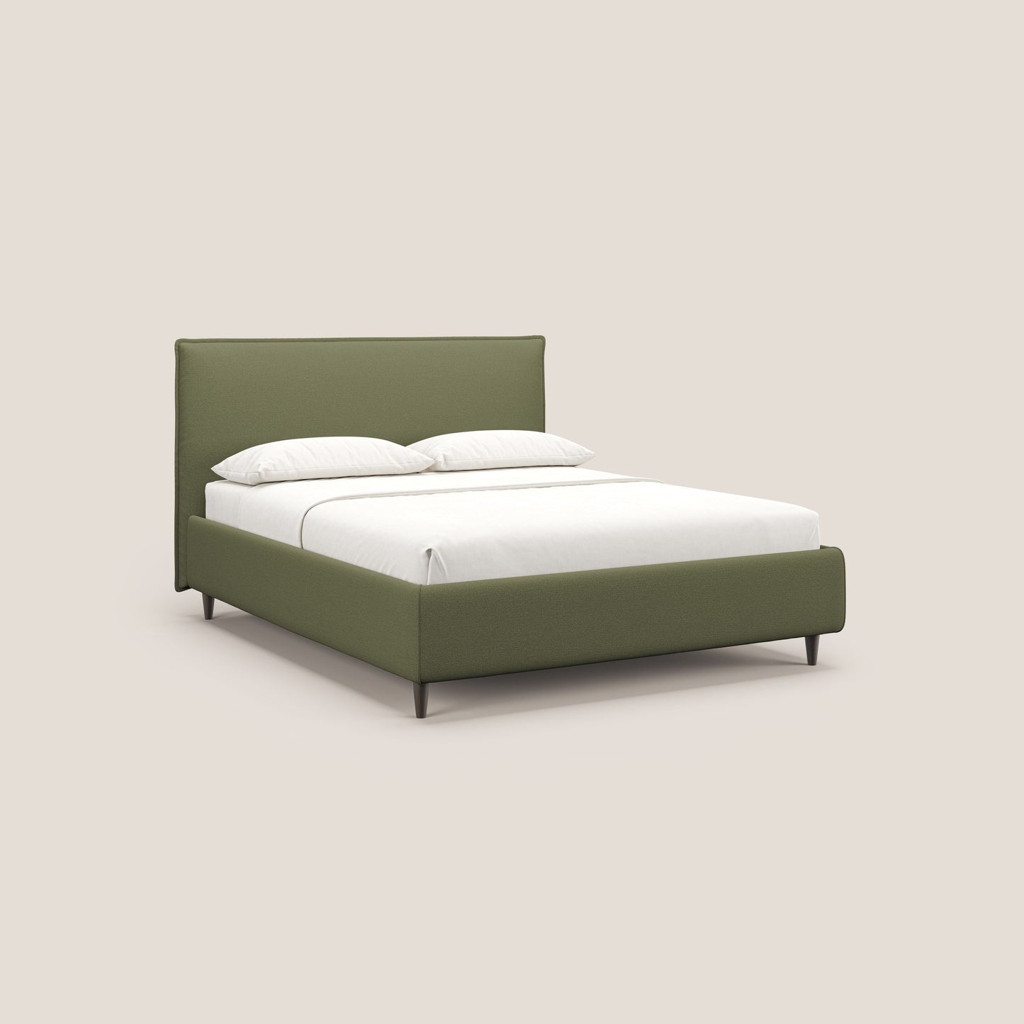 Hunter letto imbottito contenitore sfoderabile in tessuto impermeabile fiammato T19 verde 