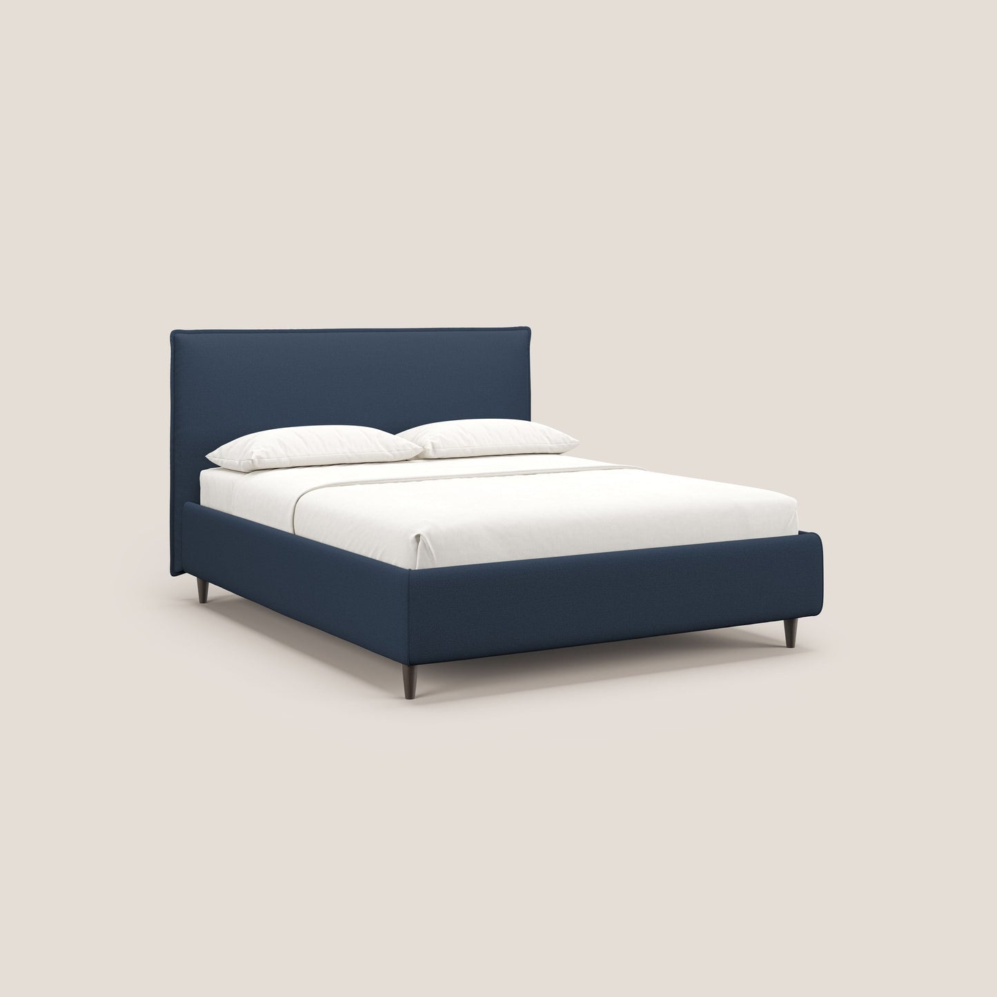 Hunter letto imbottito contenitore sfoderabile in tessuto impermeabile fiammato T19 blu 