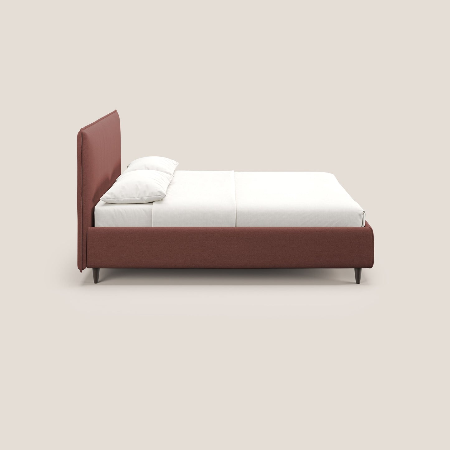 Hunter letto imbottito contenitore sfoderabile in tessuto impermeabile fiammato T19 salmone 