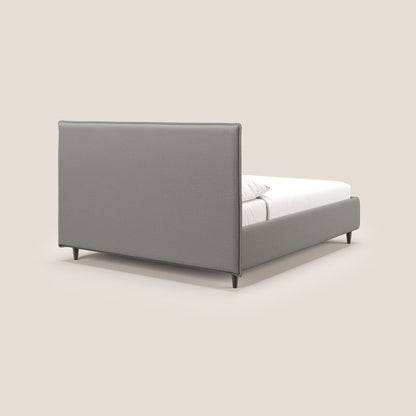 Hunter letto imbottito contenitore sfoderabile in tessuto impermeabile fiammato T19 beige 