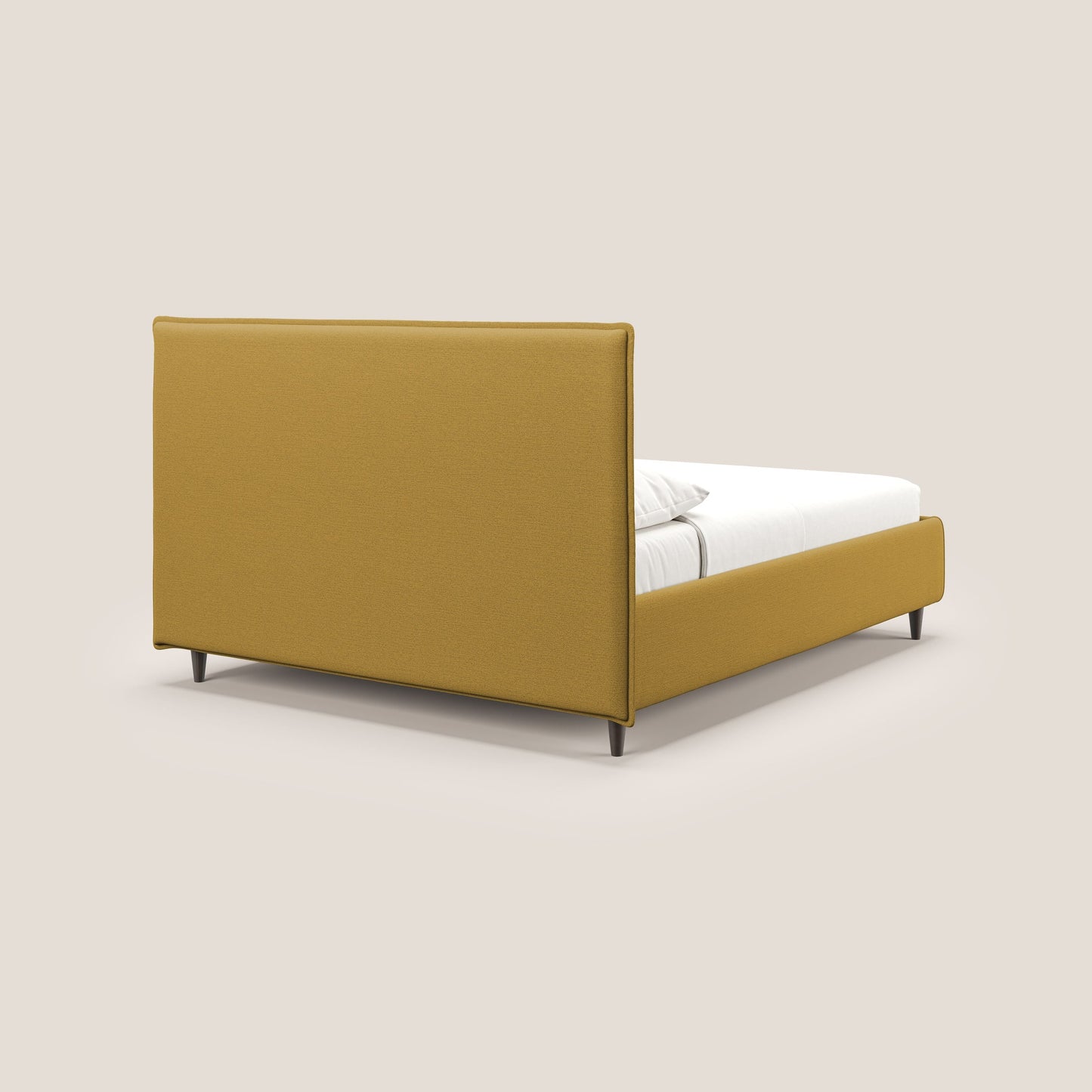 Hunter letto imbottito contenitore sfoderabile in tessuto impermeabile fiammato T19 giallo 