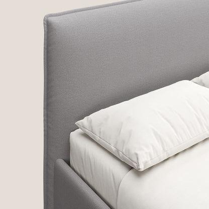 Hunter letto imbottito contenitore sfoderabile in tessuto impermeabile fiammato T19 grigio 