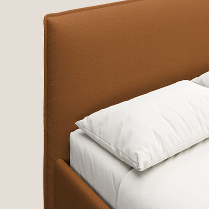 Hunter letto imbottito contenitore sfoderabile in tessuto impermeabile fiammato T19 arancio 