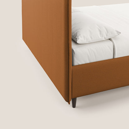 Hunter letto imbottito contenitore sfoderabile in tessuto impermeabile fiammato T19 arancio 