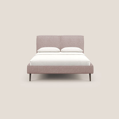 Isotta letto imbottito completamente sfoderabile in morbido tessuto impermeabile T10 rosa 