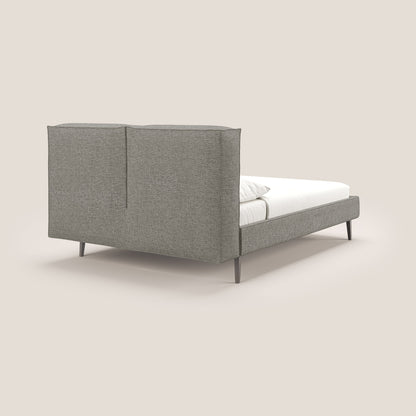 Isotta letto imbottito completamente sfoderabile in morbido tessuto impermeabile T10 talpa 