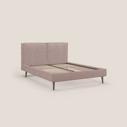 Isotta letto imbottito completamente sfoderabile in morbido tessuto impermeabile T10 rosa 