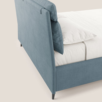 Jerry letto imbottito contenitore e cuscini reclinabili in tessuto smacchiabile T17 carta da zucchero 