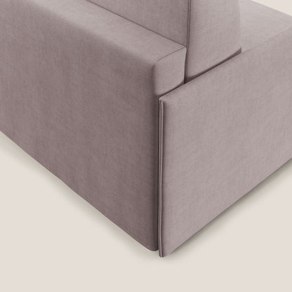 Evans poltrona letto in morbido tessuto impermeabile T02 rosa