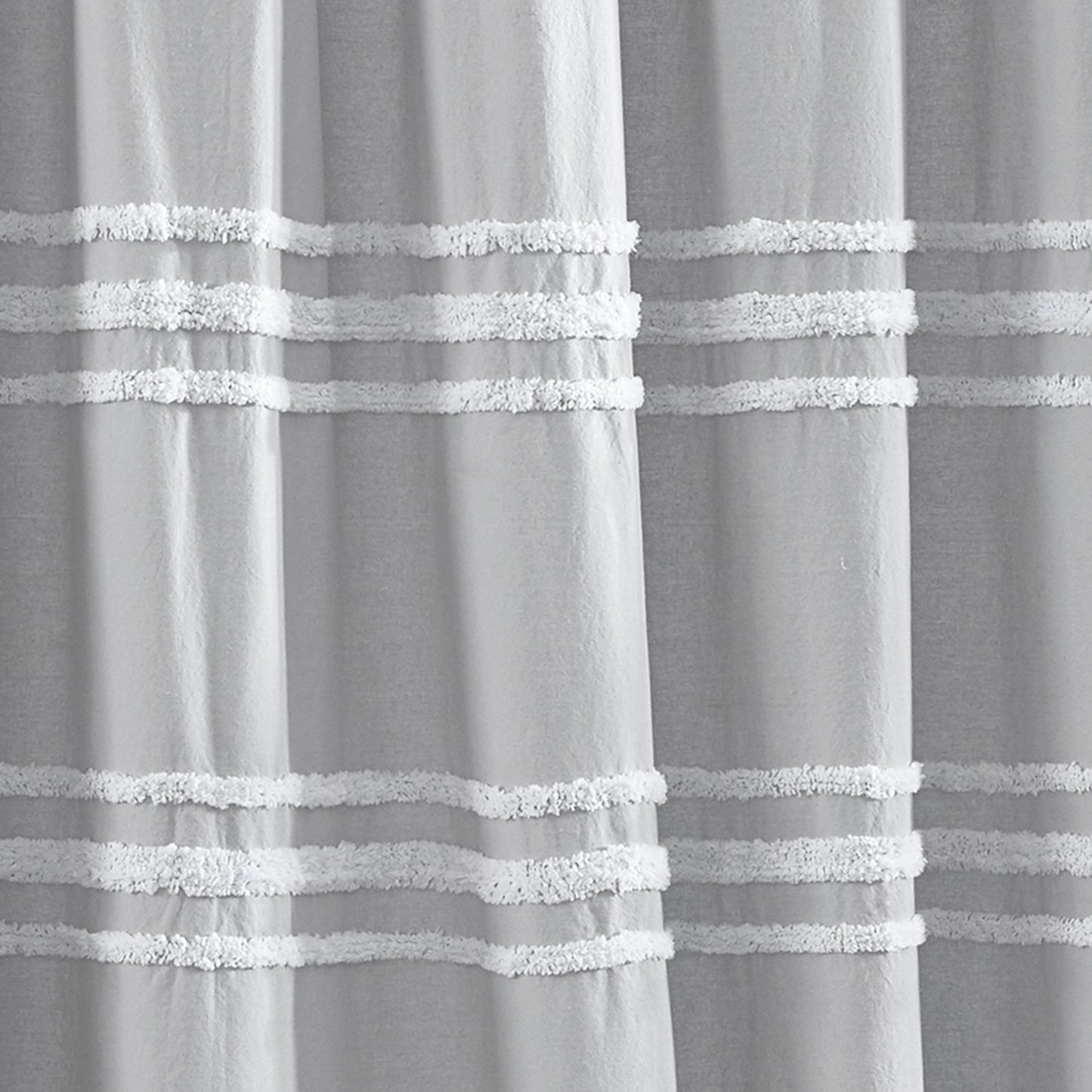 DKNY Chenille Stripe Shower Curtain