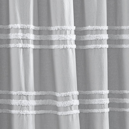 DKNY Chenille Stripe Shower Curtain
