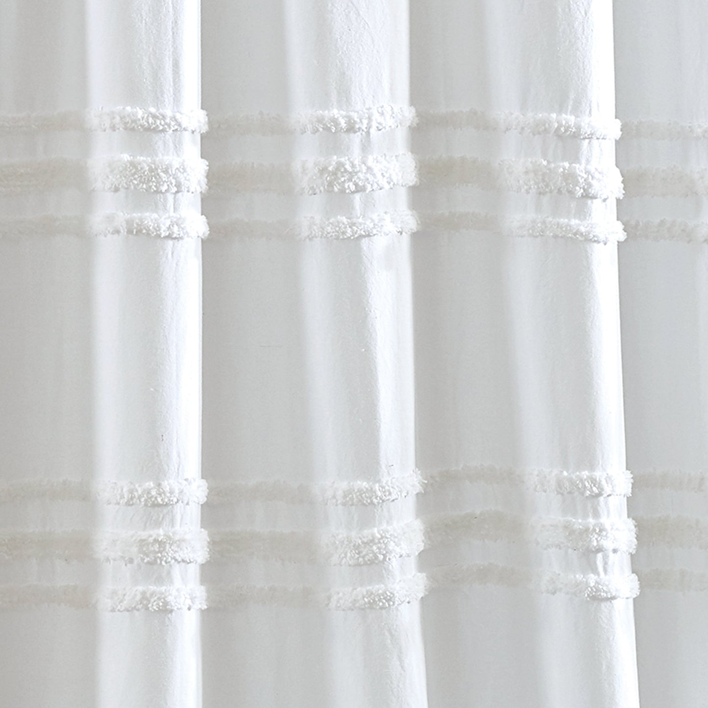 DKNY Chenille Stripe Shower Curtain