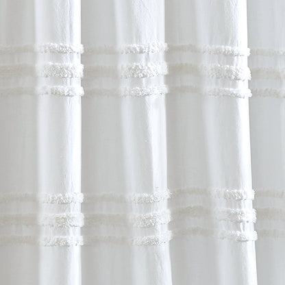 DKNY Chenille Stripe Shower Curtain