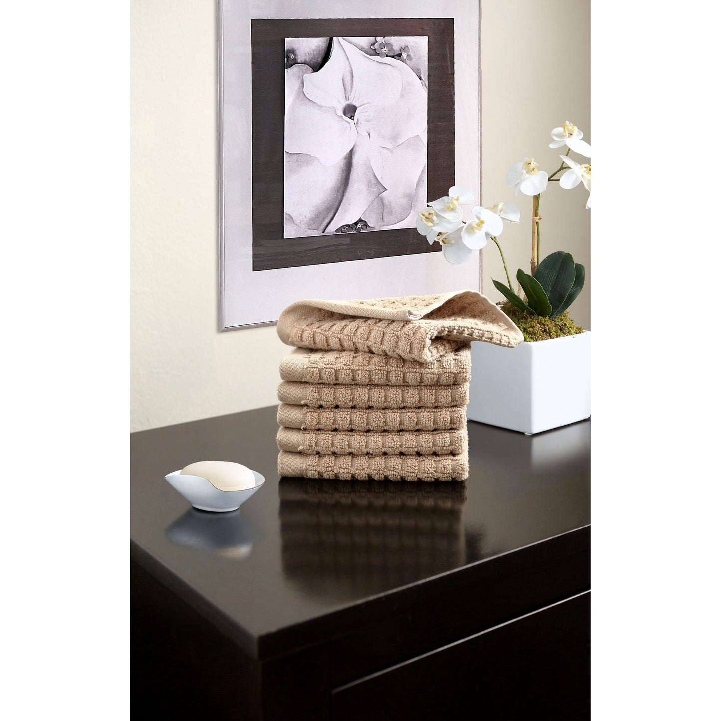 DKNY Quick Dry 6-pc Wash Cloth Set - Towel Multipack