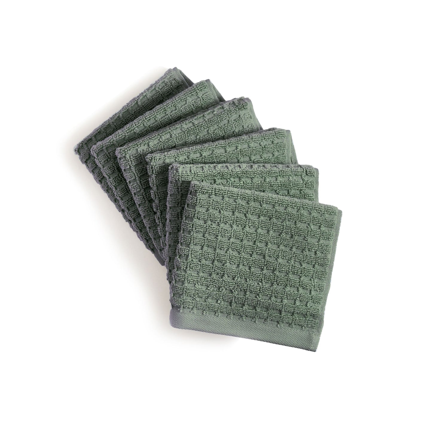 DKNY Quick Dry 6-pc Wash Cloth Set - Towel Multipack