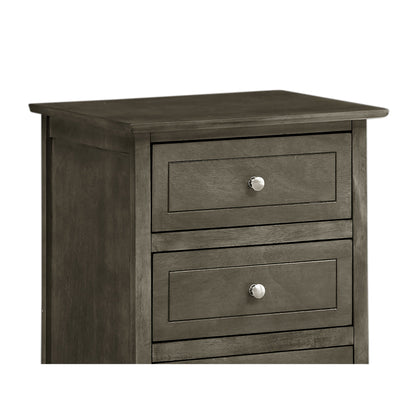 Daniel 3-drawer Transitional Wooden Nightstand