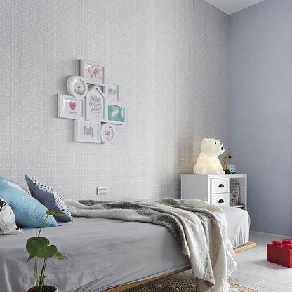 Decorative Modern Wall Mounted Multi Photo Frame Collage Picture Holder for 8 Pictures Multiple Sized, White