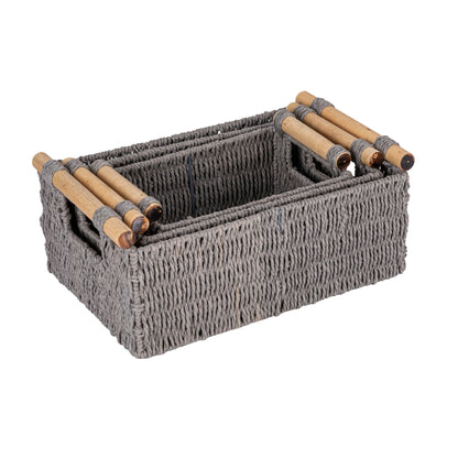 Household Essentials Decorative Woven Baskets