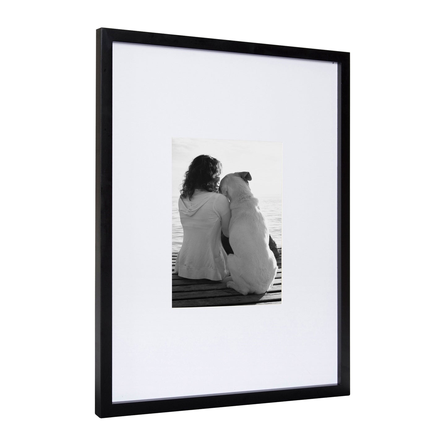 DesignOvation Gallery Wood Wall Picture Frame, Set of 2