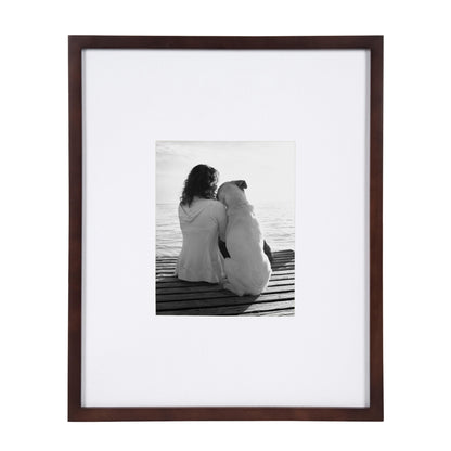 DesignOvation Gallery Wood Wall Picture Frame, Set of 2