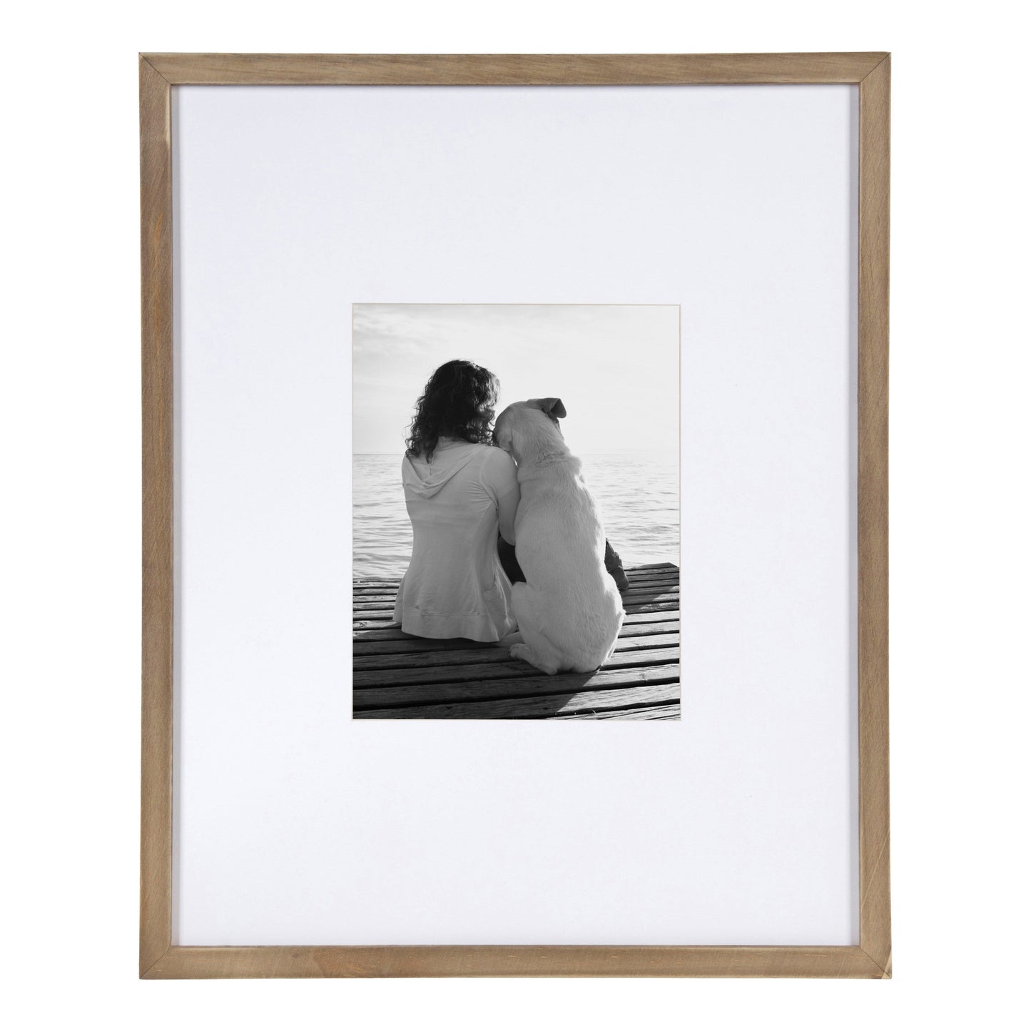 DesignOvation Gallery Wood Wall Picture Frame, Set of 2