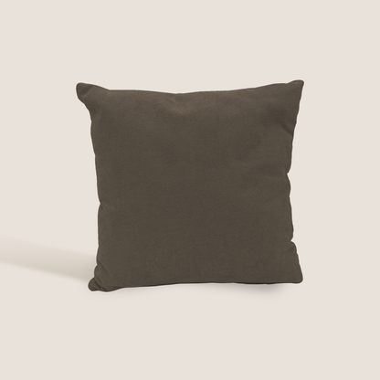 Destiny cuscino disponibile in diversi colori realizzato in tessuto morbido impermeabile T02 marrone