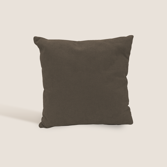 Destiny cuscino disponibile in diversi colori realizzato in tessuto morbido impermeabile T02 marrone