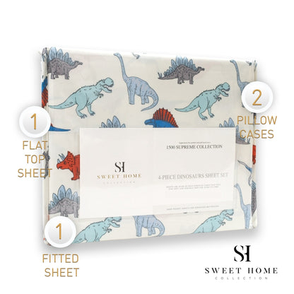 Dinosaurs Sheet Set by Sweet Home Collection