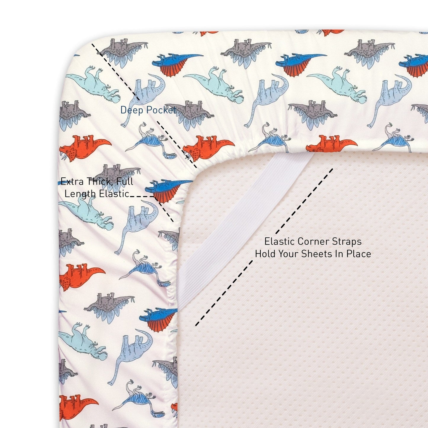 Dinosaurs Sheet Set by Sweet Home Collection