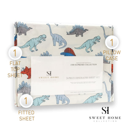 Dinosaurs Sheet Set by Sweet Home Collection