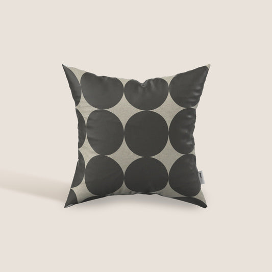 Dot cuscini geometrici disponibile in diversi colori in tessuto Idrorepellente tortora 
