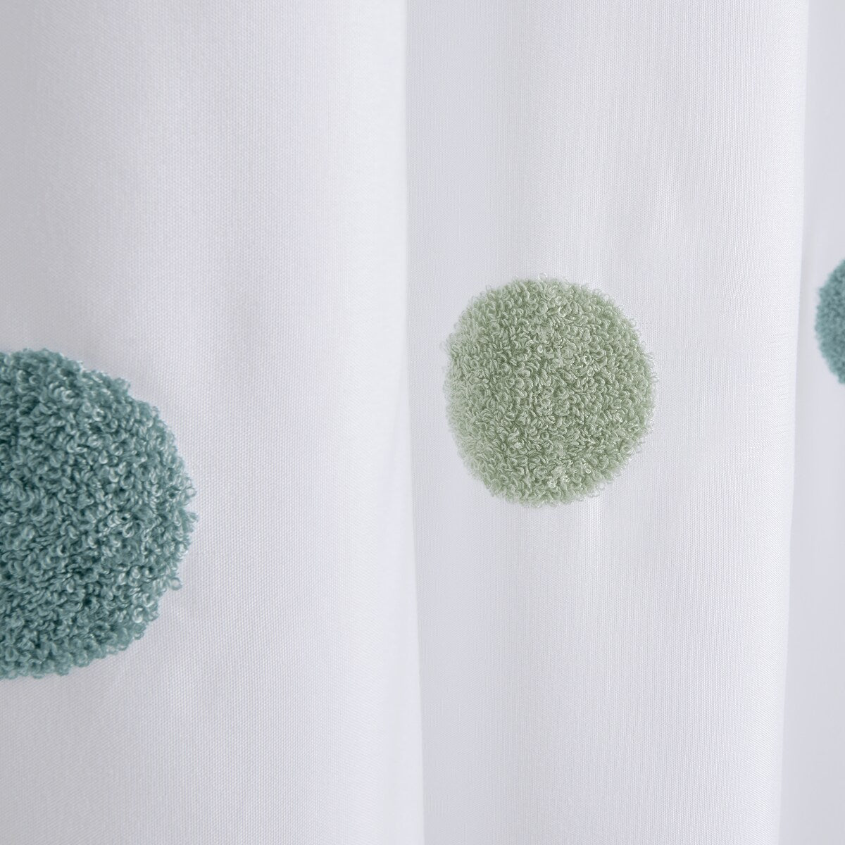 Dots Embellished Shower Curtain